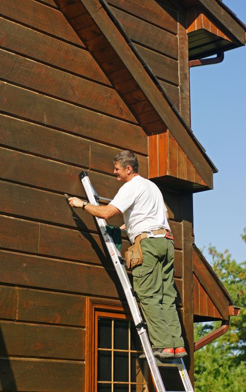 Residential Exterior Staining Service